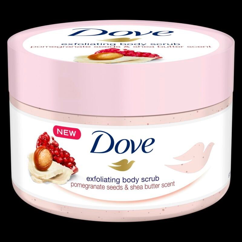 Dove Pomegranate Seeds & Shea Butter Body Scrub-225ml
