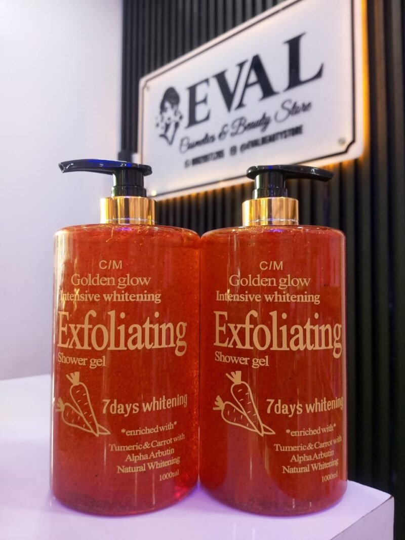 C/M Golden Glow Intensive Whitening Exfoliating Shower Gel - 1000ml