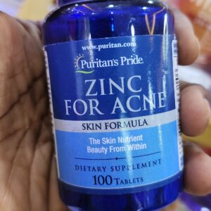 Puritan's Pride Zinc For Acne - 100 Tablets