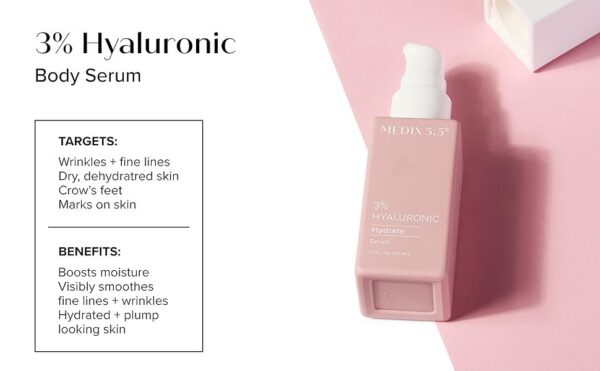 Medix 5.5 3% Hyaluronic Booster Serum - 50ml - Image 2