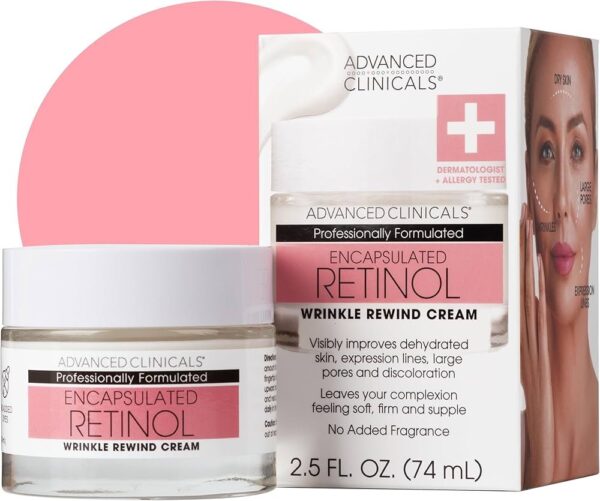 Advanced Clinicals Encapsulated Retinol Gel Face Cream - 59ml