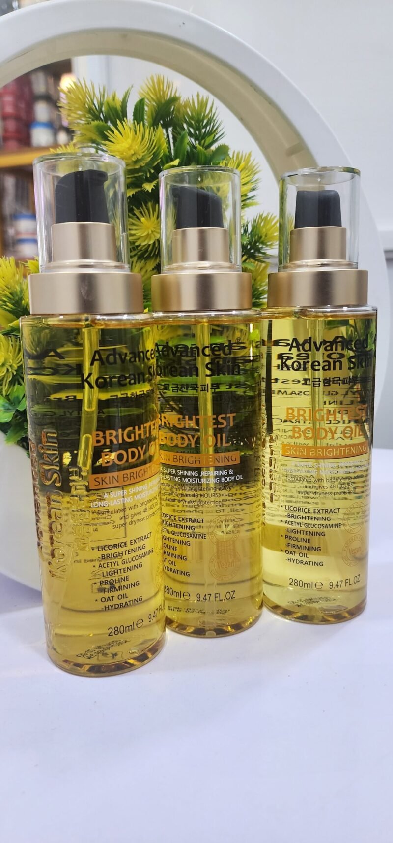 Advanced Korean Skin Brightest Body Oil