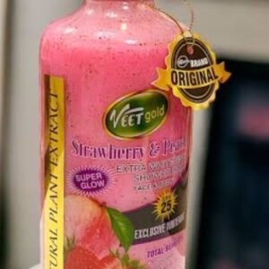 Veetgold Strawberry and Peach Shower Gel – 1000ml