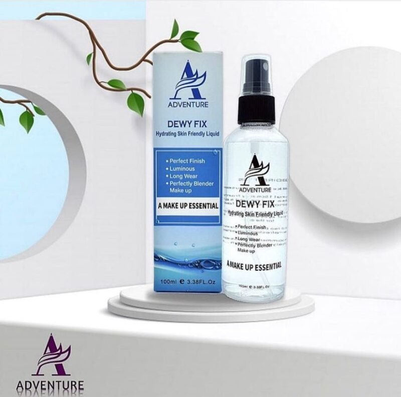 Adventure Dewy Fix Setting Spray - Long-Lasting Hold 100ml