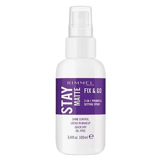 Rimmel Stay Matte Fix &Go 2-in-1 Makeup Primer and Setting spray 100ml