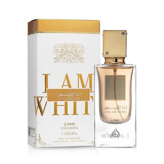 Lattafa I Am White Poudree EDP - 60ml