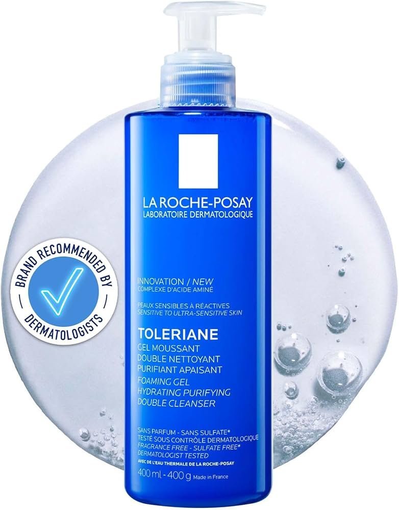 La Roche-Posay Toleriane Gel Moussant Purifying Foaming Cleansing Gel For Sensitive Skin 400ml