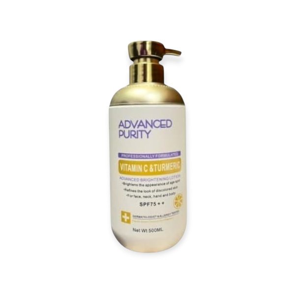 Advanced Purity Vitamin C & Turmeric Brightening Lotion – 500ml