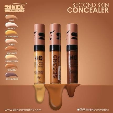 Zikel Second Skin Full Coverage Concealer 8ml