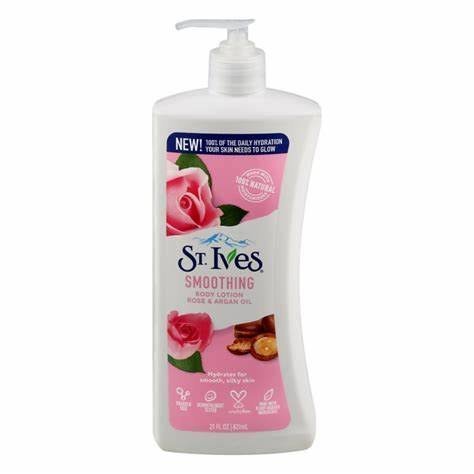 St Ives Smoothing Rose And Argan Oil Body Lotion