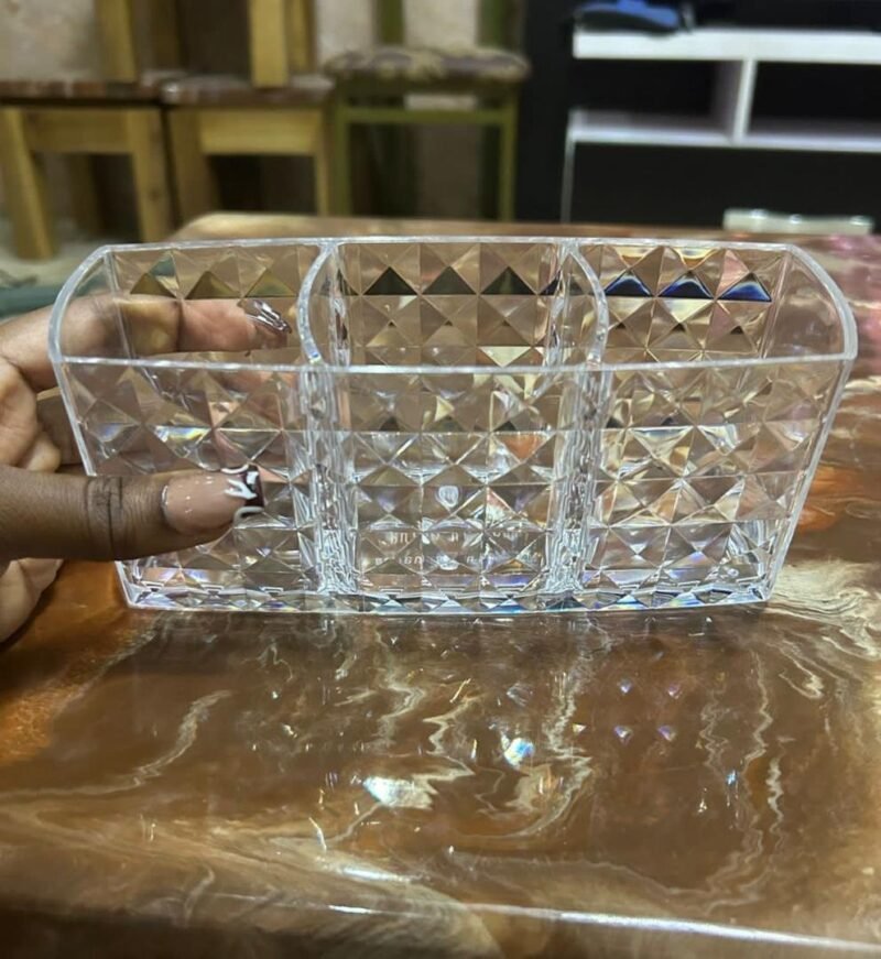 Clear Acrylic Brush Holder