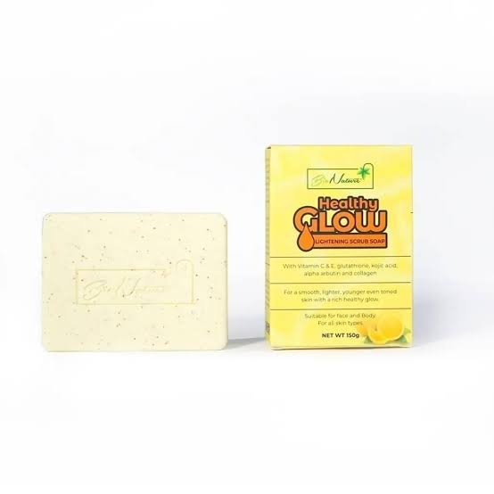 Bio Nature Healthy Glow Lightening Scrub Soap 150g