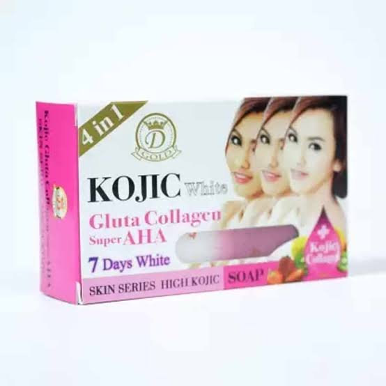 Kojic White Gluta Collagen Super AHA Soap