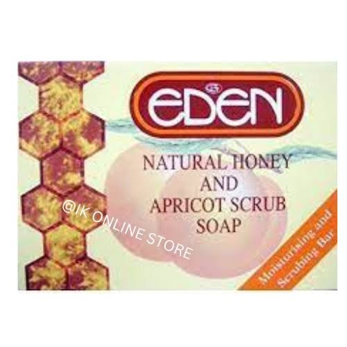Eden Natural Honey & Apricot Scrub Soap - 150g