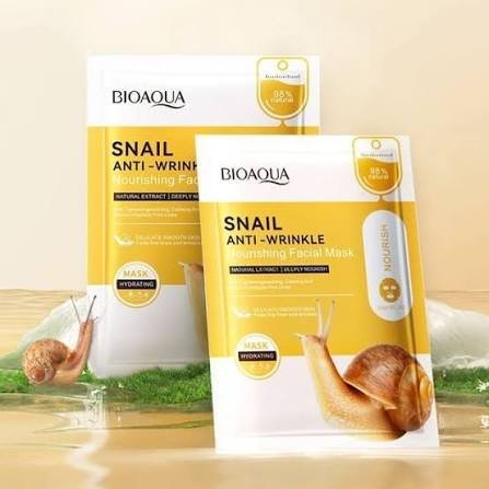 Bioaqua Snail Anti-Wrinkle Nourishing Facial Mask