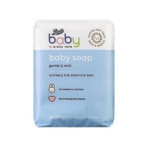 Boots Baby Bar Soap 4 X 100g