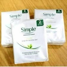 Simple Pure Soap for Sensitive Skin (125g x2)