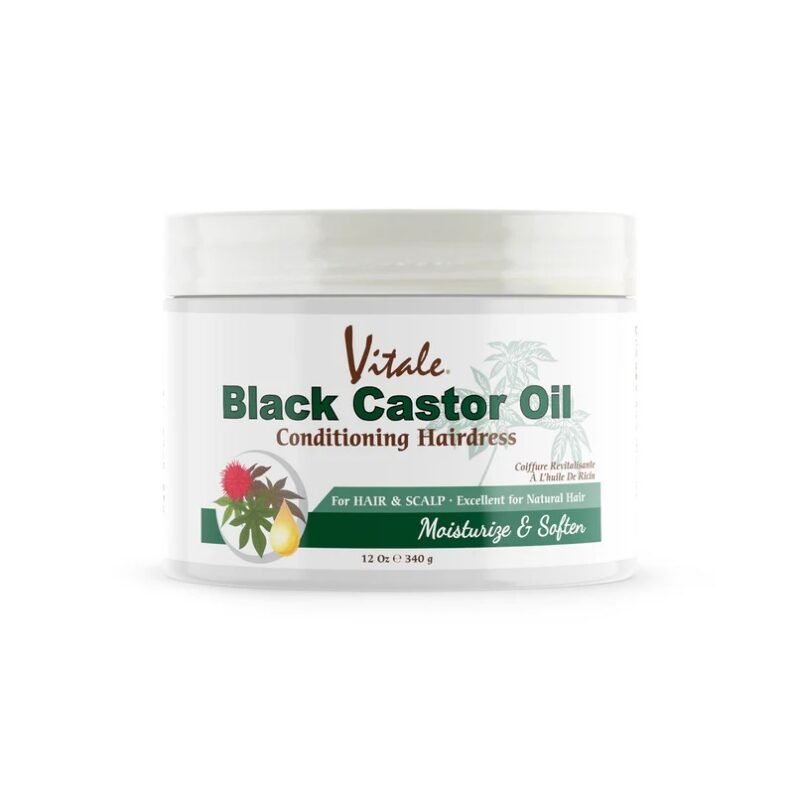 Vitale Black Castor Oil Conditioning Hairdress 340g