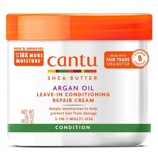 Cantu Argan Oil Leave-In Conditioning Repair cream 453g