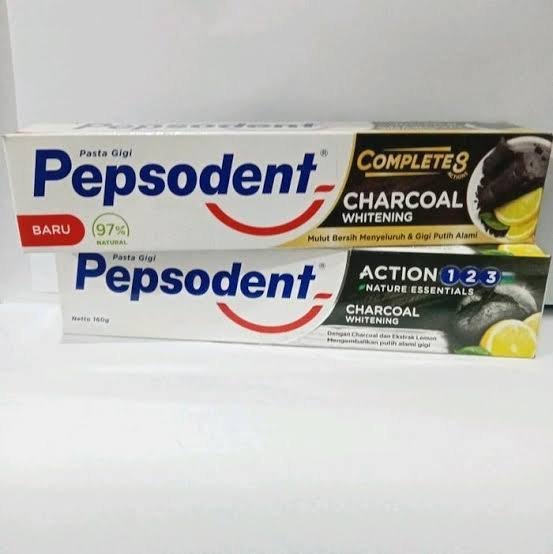 Pepsodent Complete 8 Charcoal White Toothpaste