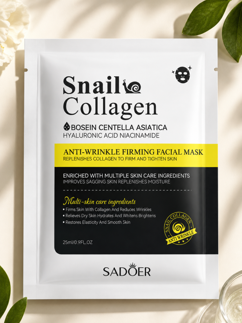 Sadoer Snail Collagen Anti-Wrinkle Firming Facial Mask