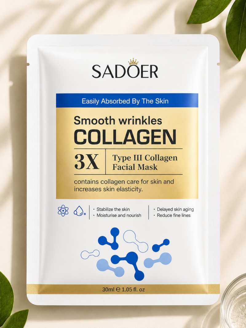 Sadoer Smooth Wrinkles 3x Collagen Face Mask