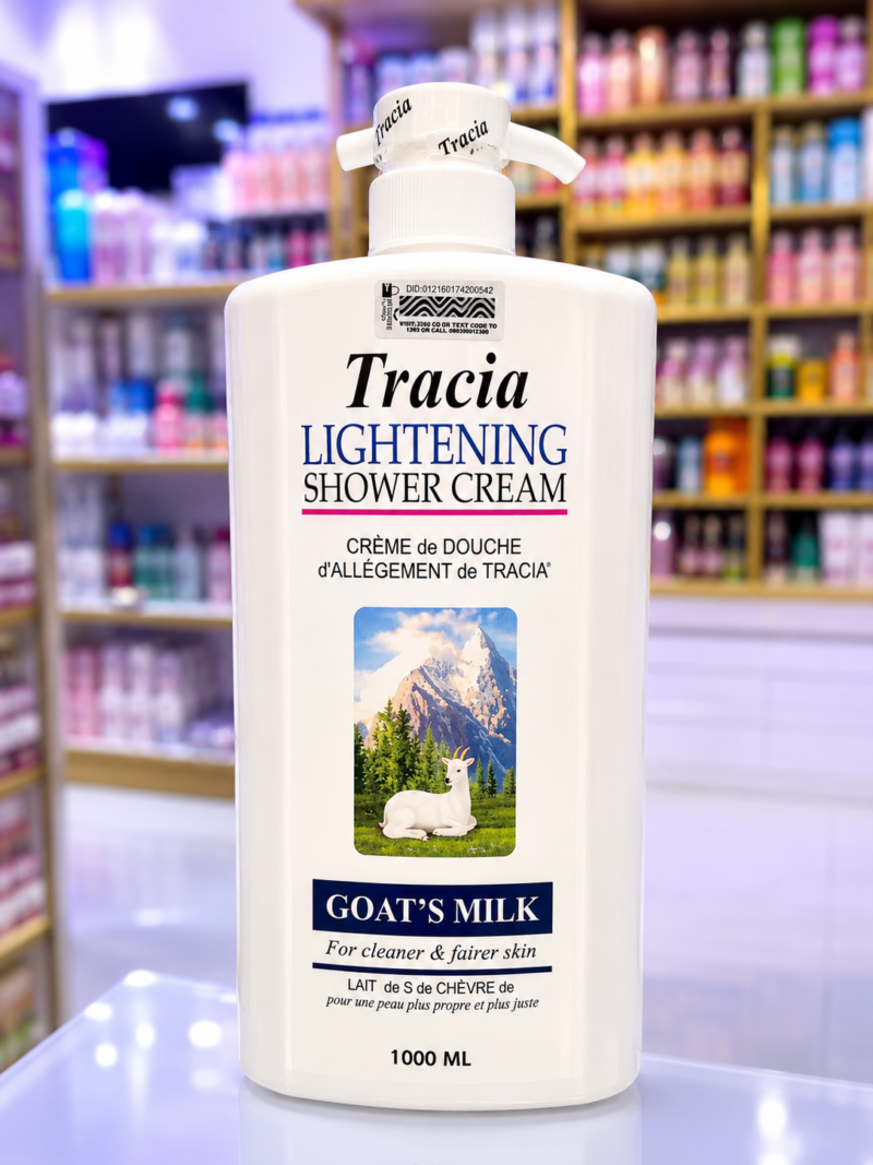 Tracia Lightening Goat’s Milk Shower 1000ml