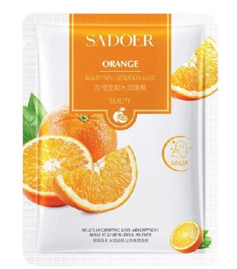 Sadoer Orange Beauty Skin Hydration Face Mask