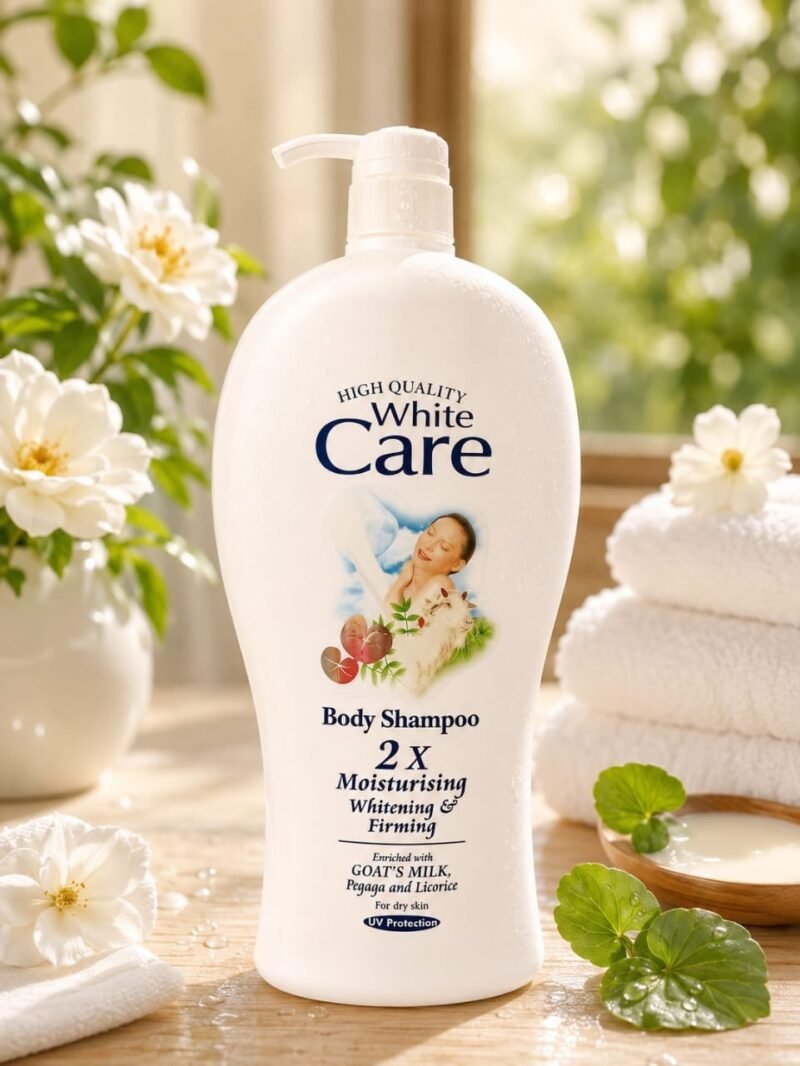 White Care Goat Milk Body Shampoo 1200ml