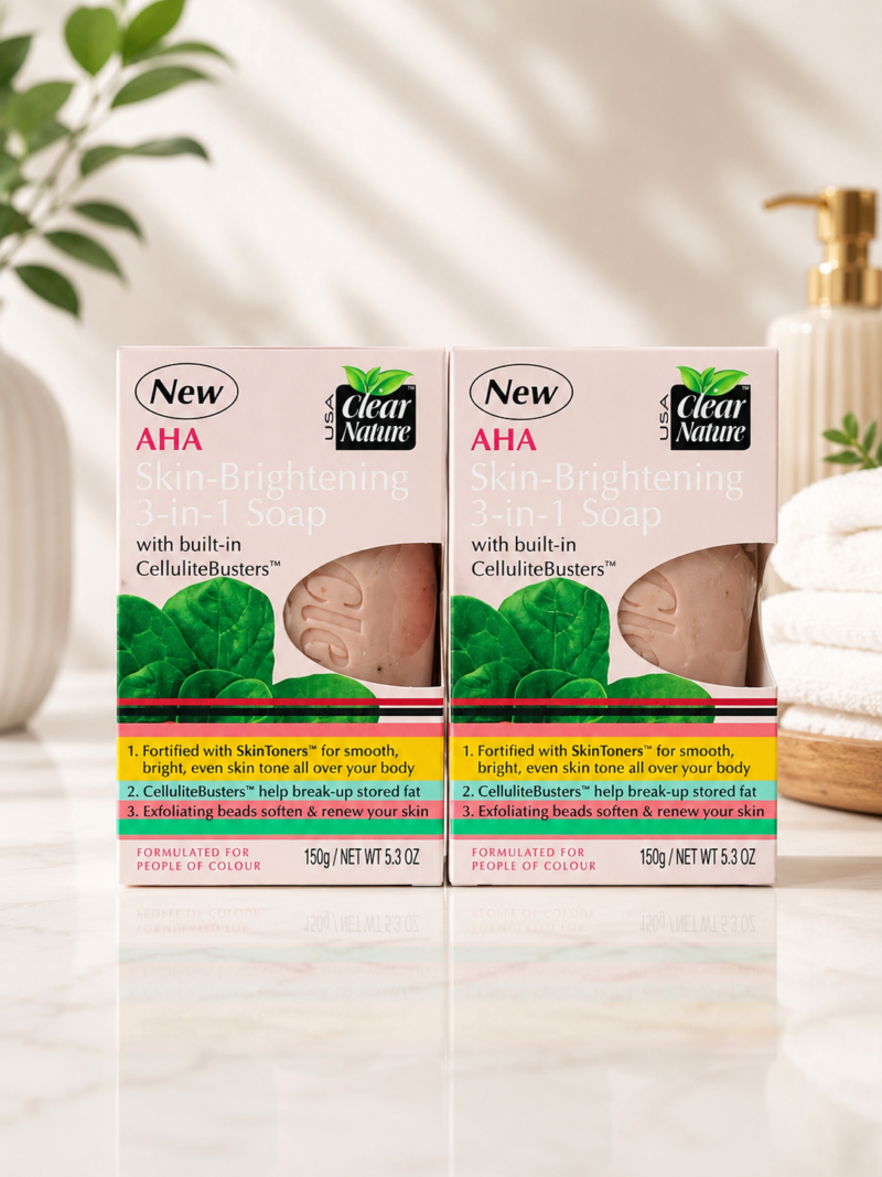 Clear Nature Skin Brightening 3 in 1 Cellulite Busters Soap 150g