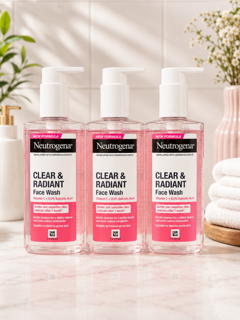 Neutrogena Clear & Radiant Face Wash 200ml