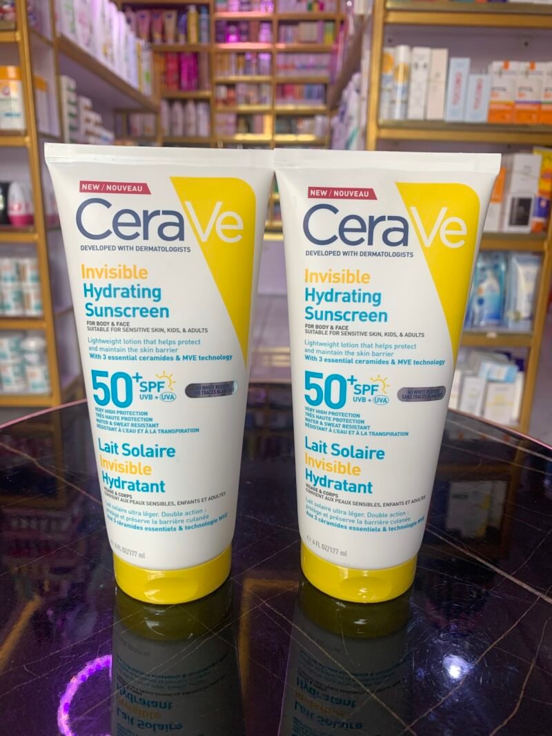 Cerave Invisible Hydrating Fluid Sunscreen SPF50+ 177ml