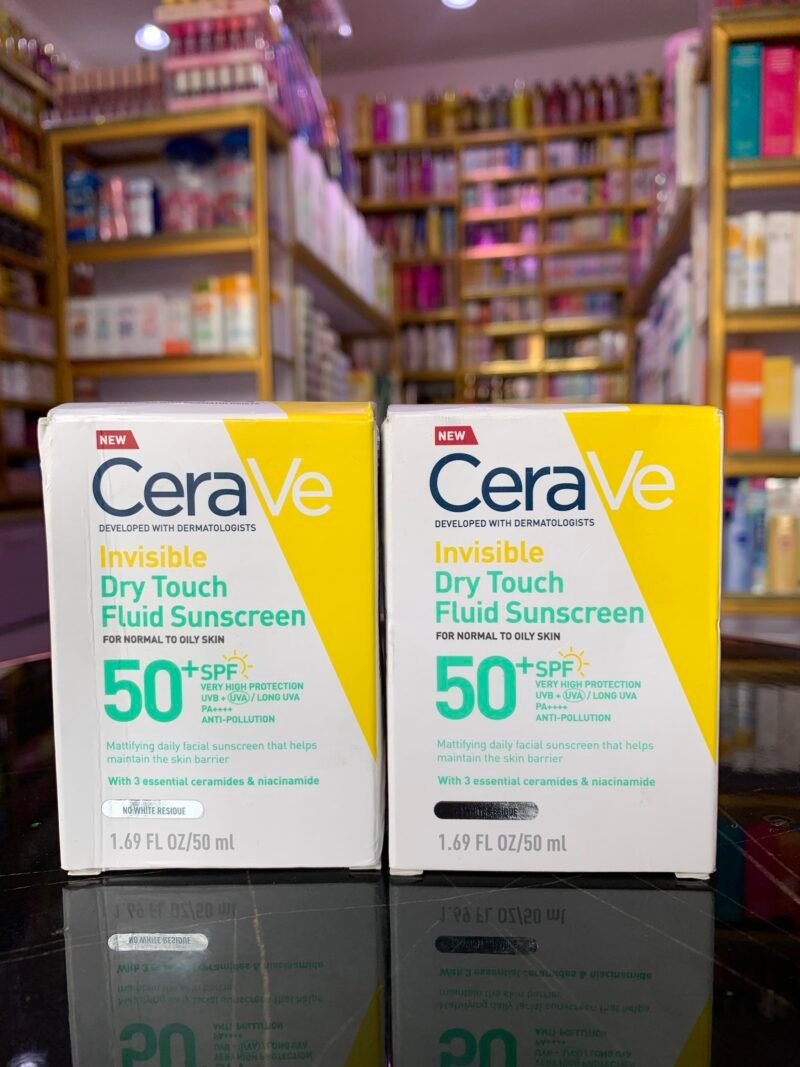 Cerave Invisible Dry Touch Fluid Sunscreen SPF50+ 50ml