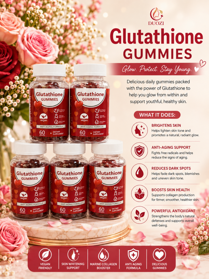 Glutathione Gummies Anti-aging formula 60gummies