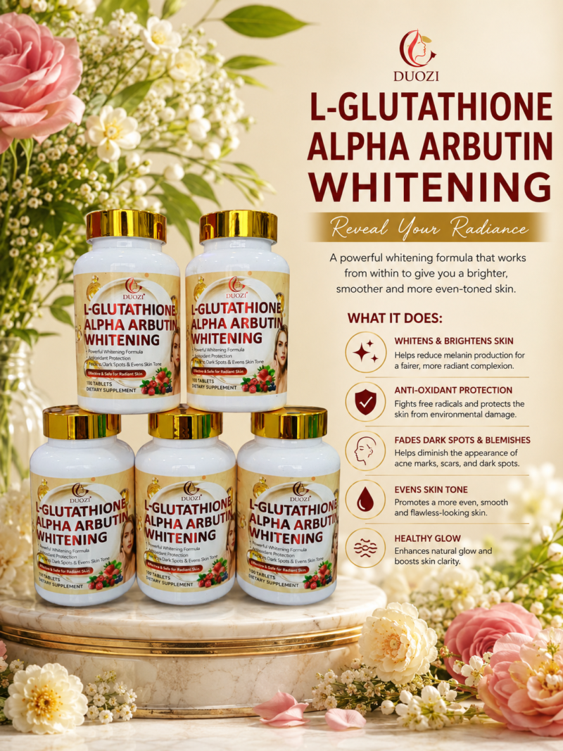 Duozi L-glutathione Alpha Arbutin Whitening 100 tablets