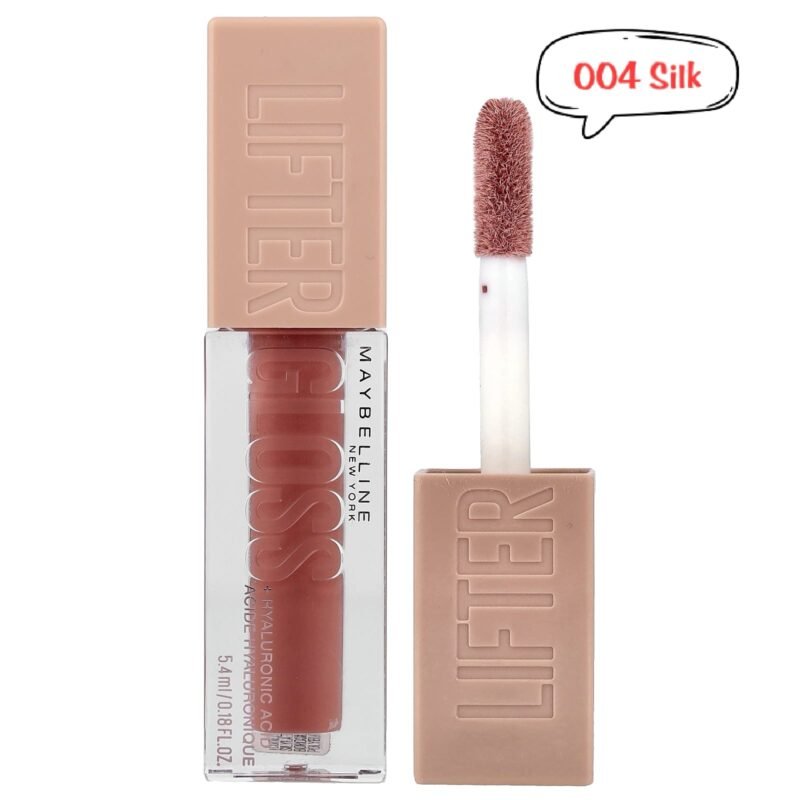 Maybelline New York Lifter Gloss + Hyaluronic Acid 5.4ml (004 Silk)