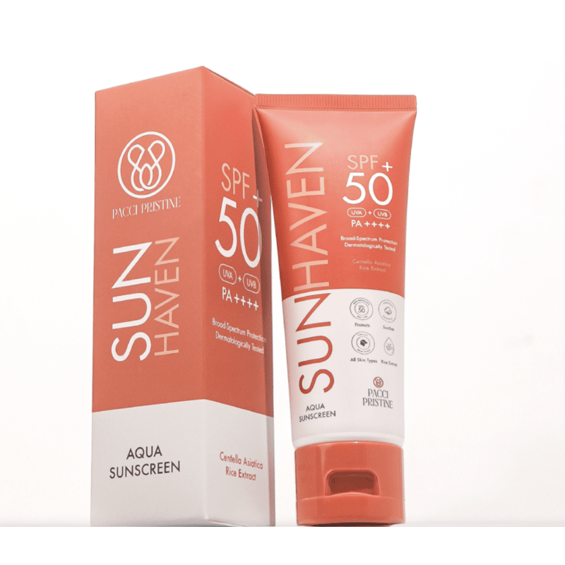 Pacci Pristine Sun Haven Aqua Sunscreen SPF50+ 80ml
