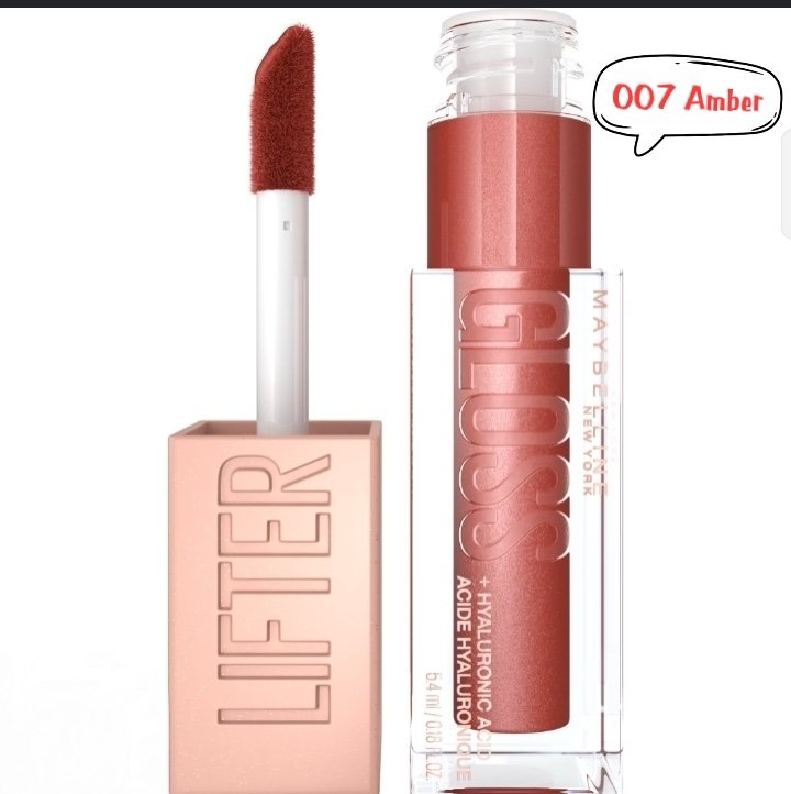 Maybelline New York Lifter Gloss + Hyaluronic acid 5.4ml (007 Amber)