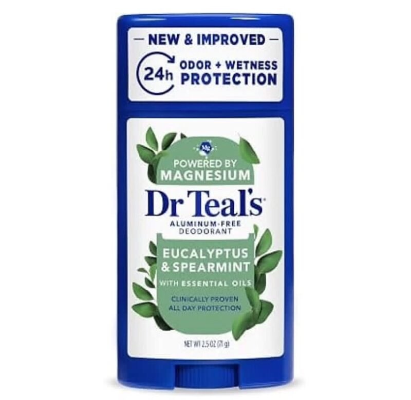 Dr Teal’s Eucalyptus & Spearmint Aluminum Free Deodorant