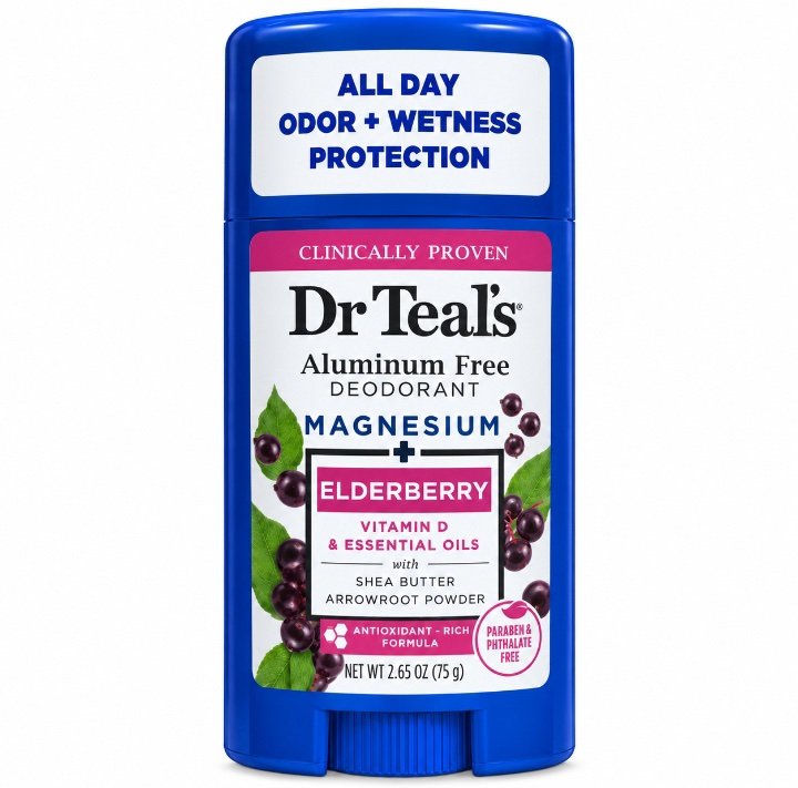 Dr Teal’s Elderberry Aluminum Free Deodorant